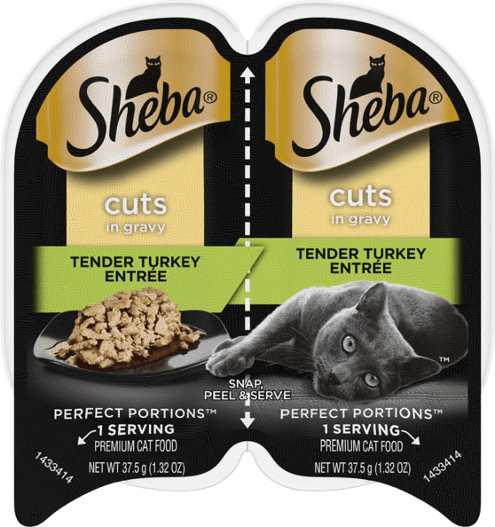 Sheba Cuts In Gravy Tender Turkey Entrée